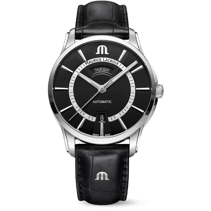 Maurice Lacroix Pontos Day Date 41mm PT6358-SS001-332-2 41 mm kol saati