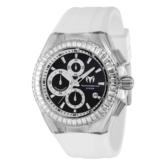 Technomarine Cruise Original Watch - 45mm, White (ZG-TM-121147) kol saati