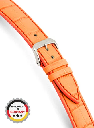 RIOS Grained Leather Louisiana - Orange - Alligator Grained 5014/RI kol saati