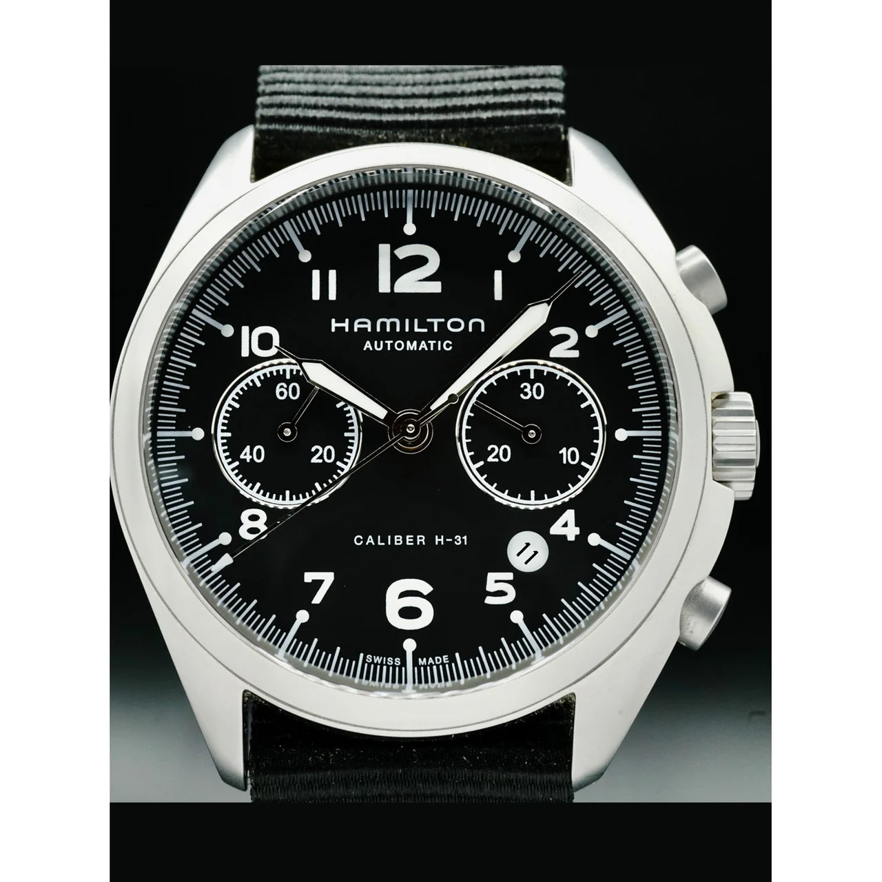 Hamilton Khaki Pilot Pioneer Auto Chrono H76456435 210000014799 41 mm kol saati