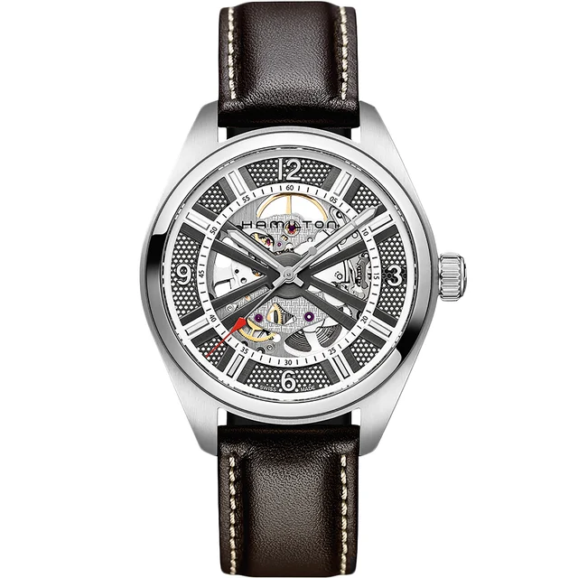 Hamilton Khaki Field Skeleton Auto H72515585 kol saati