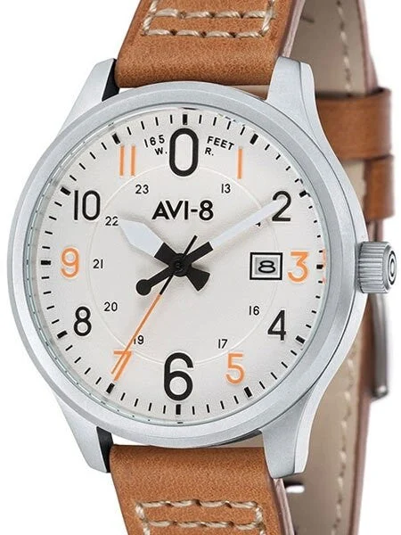 AVI-8 Hawker Hurricane Aviator Watch with Altimeter Style Dial #AV-4053-0A kol saati
