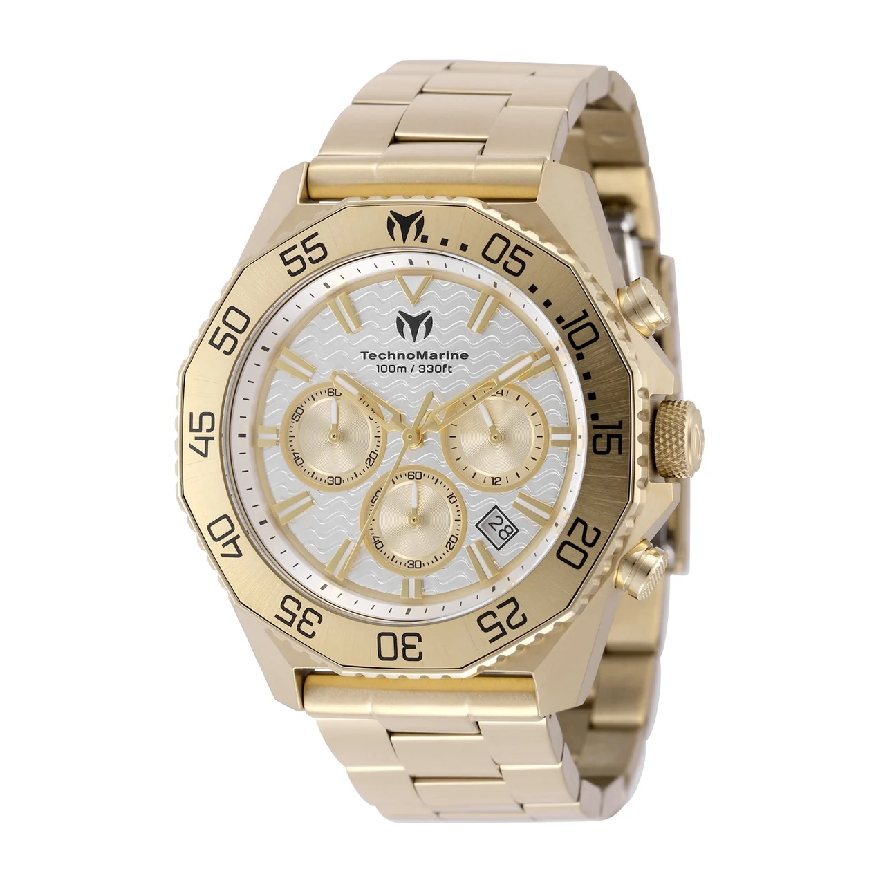 Technomarine Mare Vivo Watch - 44mm. Gold (TM-225083) 44 mm kol saati