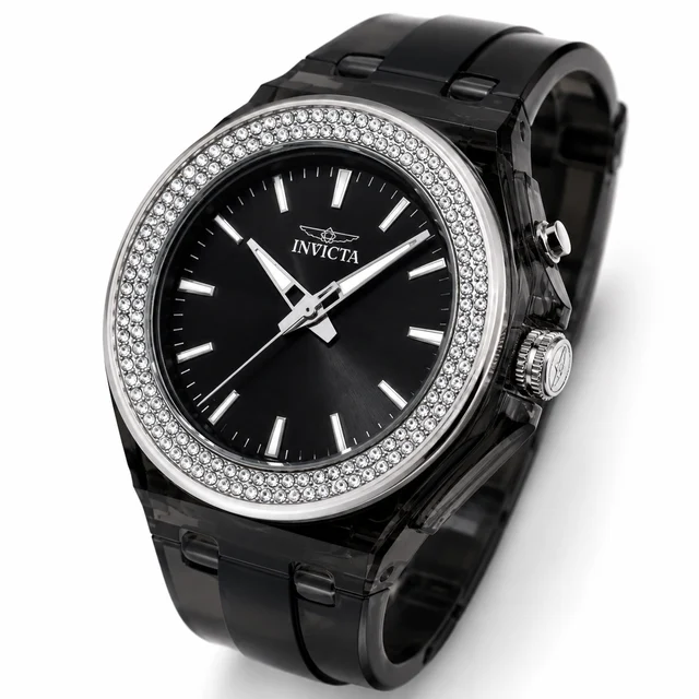 Invicta Celestial Watch - 45mm, Black (70307) kol saati