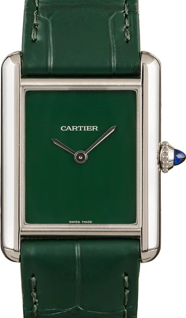 Cartier Tank Must Green Dial WSTA0056 kol saati