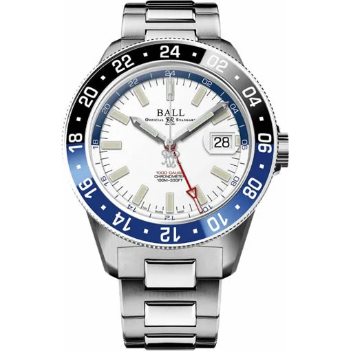 Ball Engineer II Jet-Set GMT DG3006C-S3CJ-WH 40 mm kol saati
