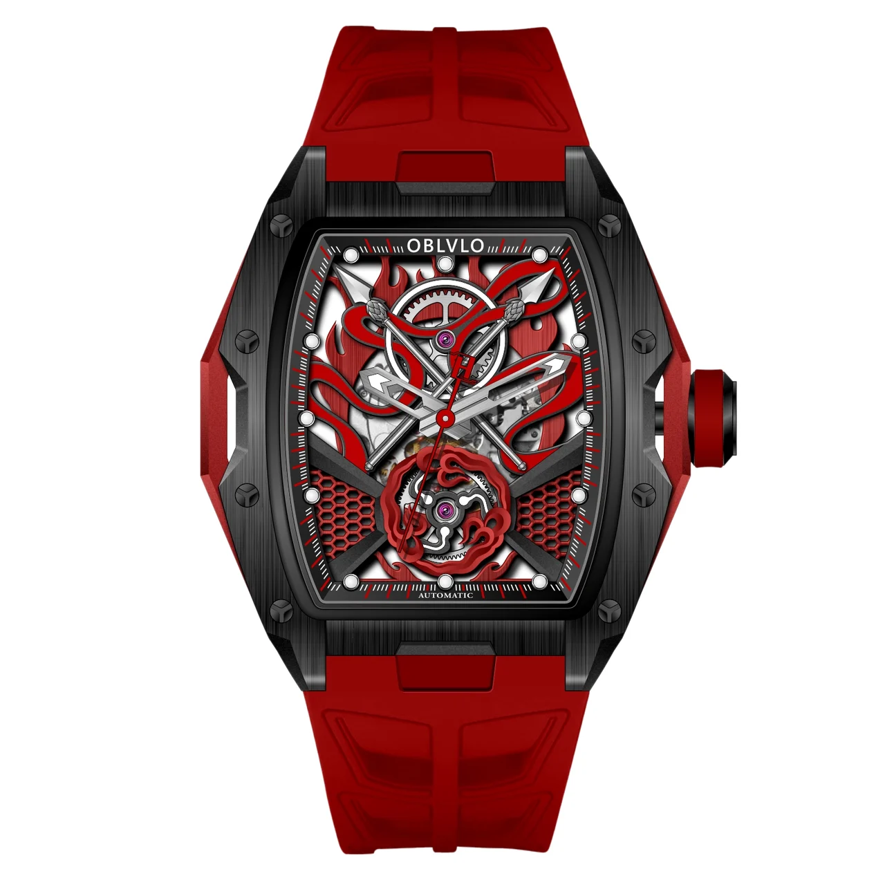 OBLVLO Series ZM-NZ-BRRR-1 46 mm kol saati