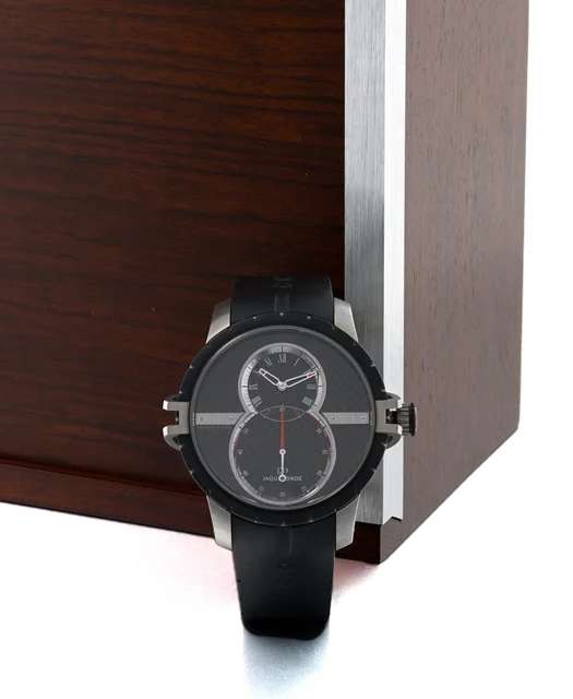 Jaquet Droz JAQUET DROZ, REF. J029038, GRANDE SECONDE SW, NEW OLD STOCK, TITANIUM kol saat