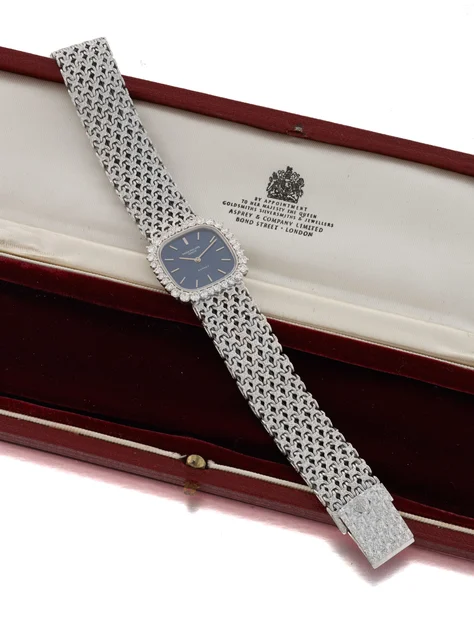 Patek Philippe PATEK PHILIPPE, REF. 4181, RETAILED BY ASPREY,DIAMOND BEZEL, WHITE GOLD kol
