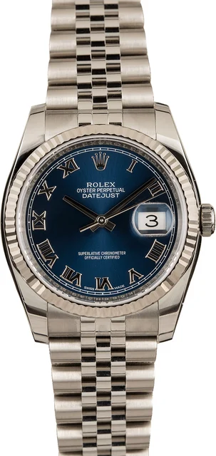 Rolex Datejust 116234 Steel Jubilee Bracelet 116234BLRJ kol saati