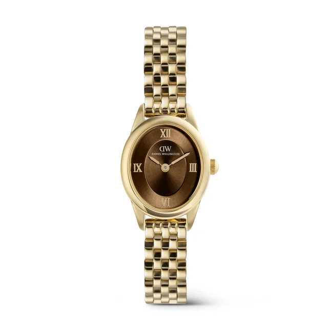 DANIEL WELLINGTON Ophelia Mini Beans Link Amber Gold DW00101018 kol saati