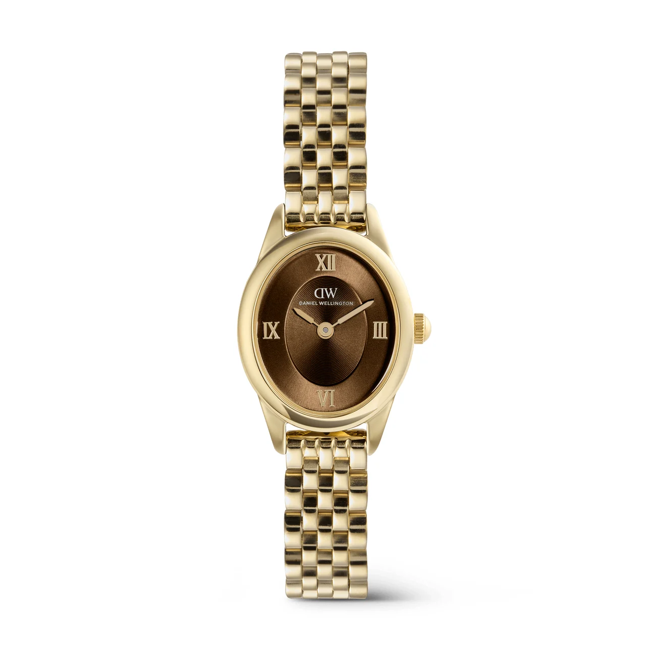 DANIEL WELLINGTON Ophelia Mini Beans Link Amber Gold DW00101018 kol saati