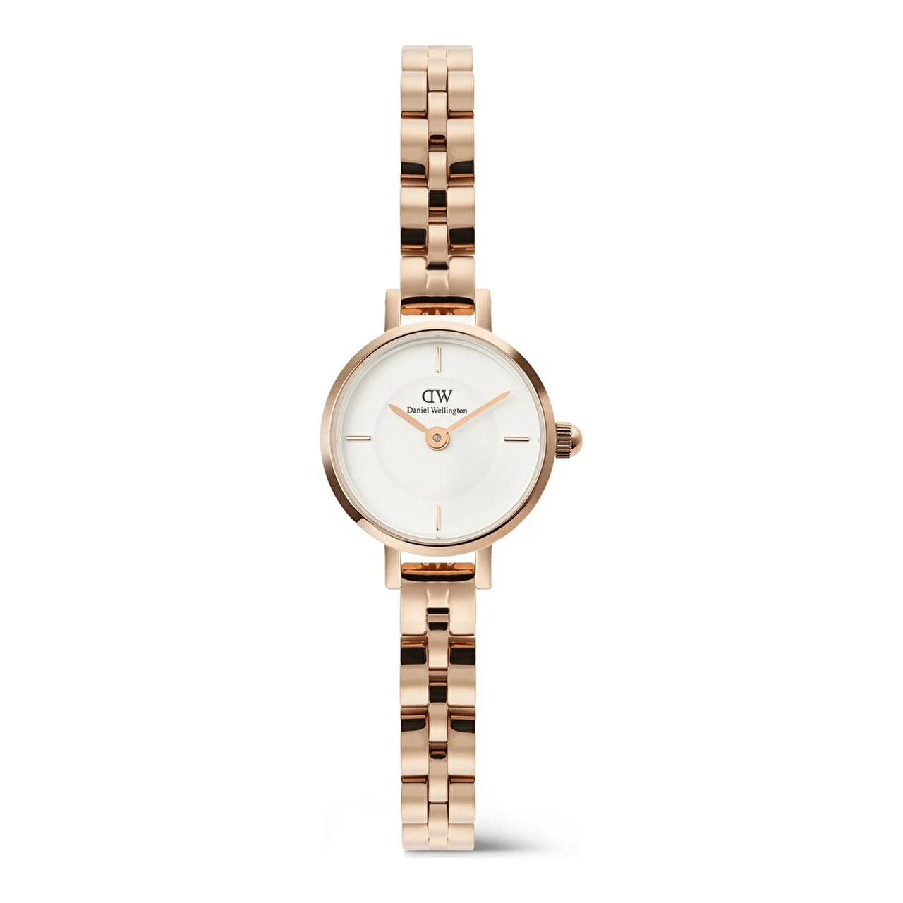 DANIEL WELLINGTON Petite Mini 19 Arch 3-Link White RG DW00600854 19 mm kol saati