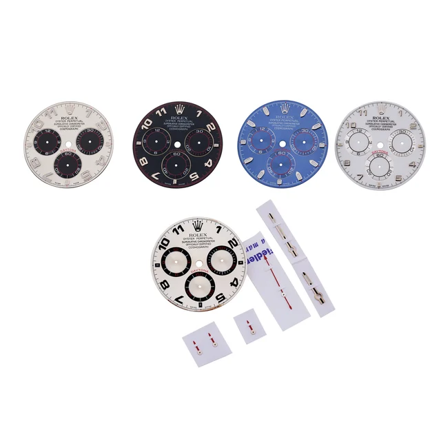 Rolex ROLEX, REF. 116519/116509, DAYTONA, SET OF 5, DIALS AND HANDS kol saati