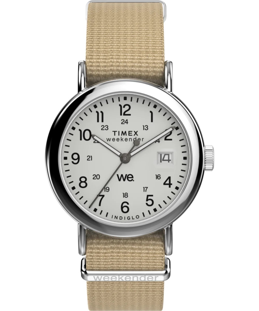 Timex Weekender 37mm Fabric Strap Watch TW2Y09100 37 mm kol saati