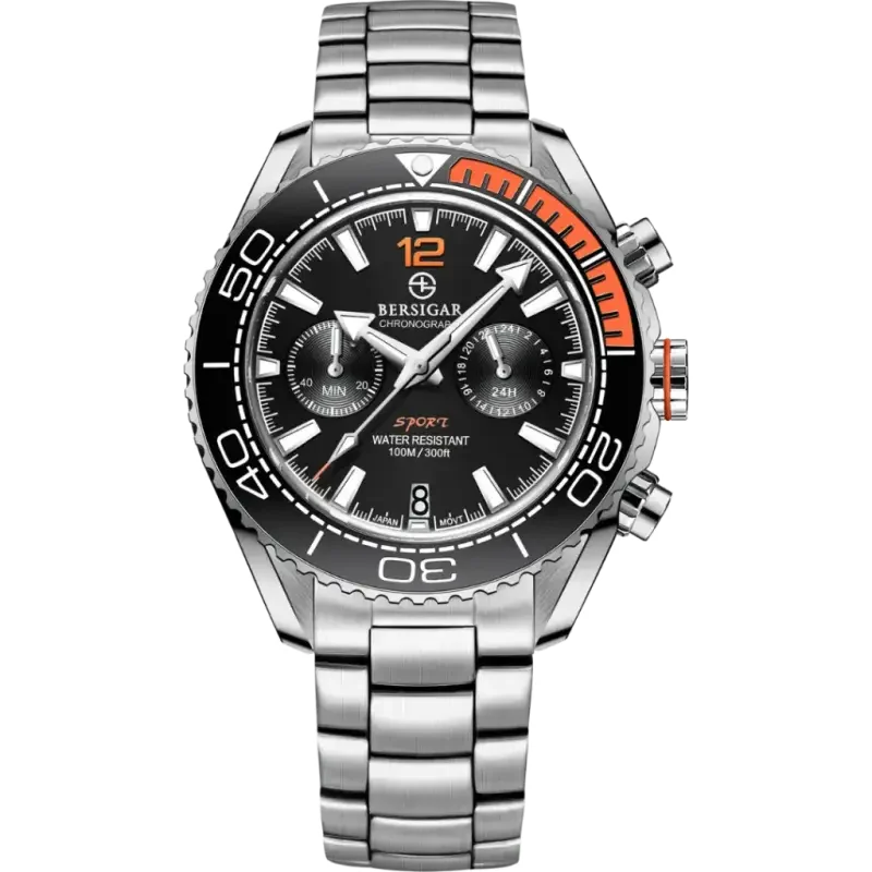 Bersigar Watches Ocular BG1711BLKORG 42 mm kol saati