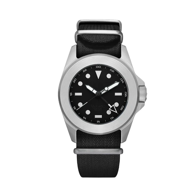 Unimatic Modello Quattro U4-GMT-AEB Limited Edition 40mm - Black on Fabric Strap w/ Additi