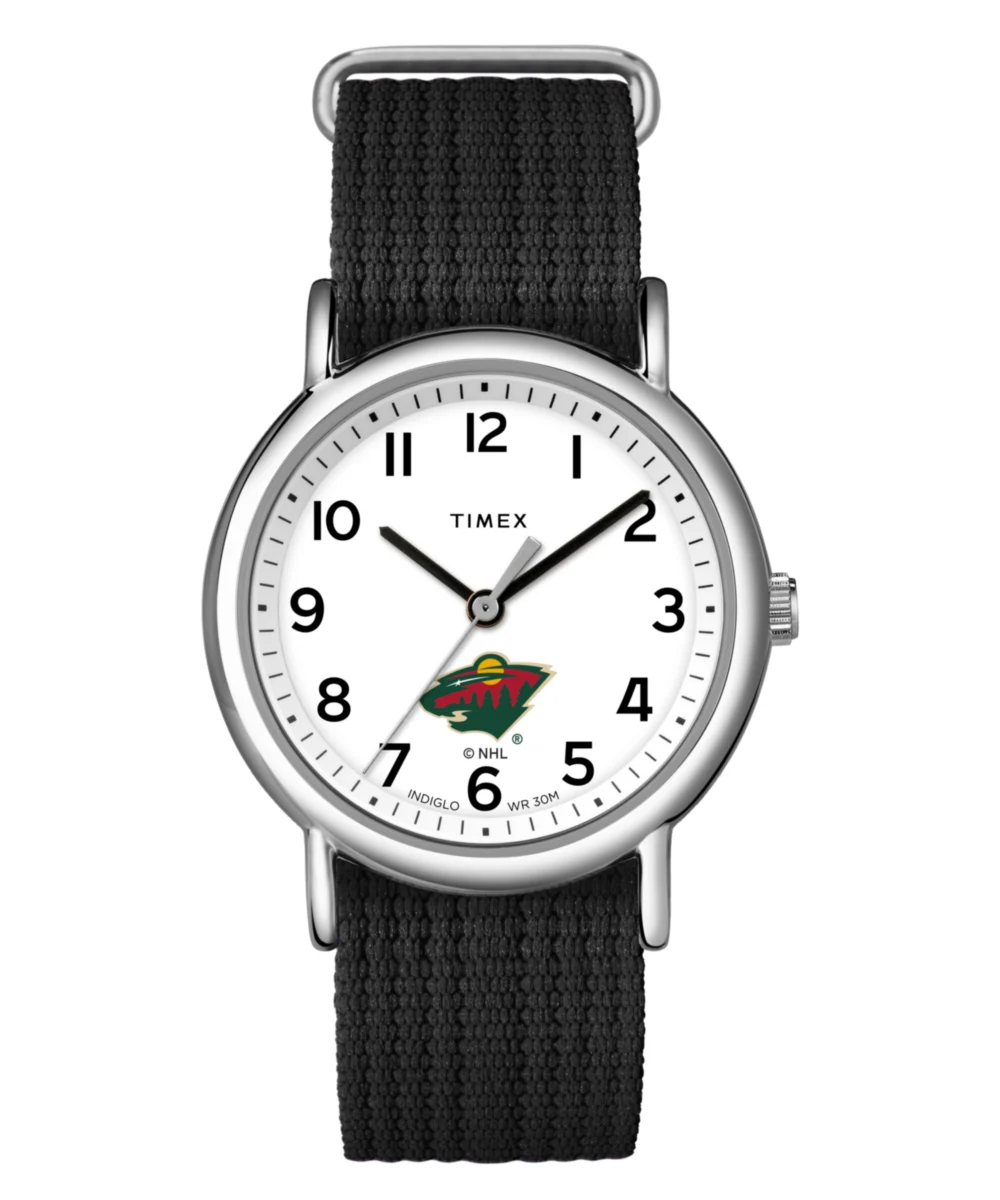 Timex Weekender Black Minnesota Wild TWZHWILM1 38 mm kol saati