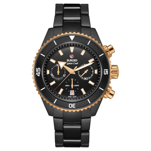 Rado Captain Cook High-Tech Ceramic Automatic Chronograph R32190153 kol saati