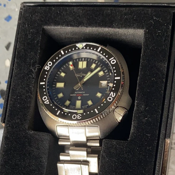 Heimdallr Turtle Captain Willard Watch O-二手代发-Nancy-TF-0078 47 mm kol saati