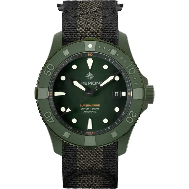 Bremont Supermarine Full Ceramic, Jungle Green, Limited Edition SM43-DT-GNCER-GN-N-S kol s