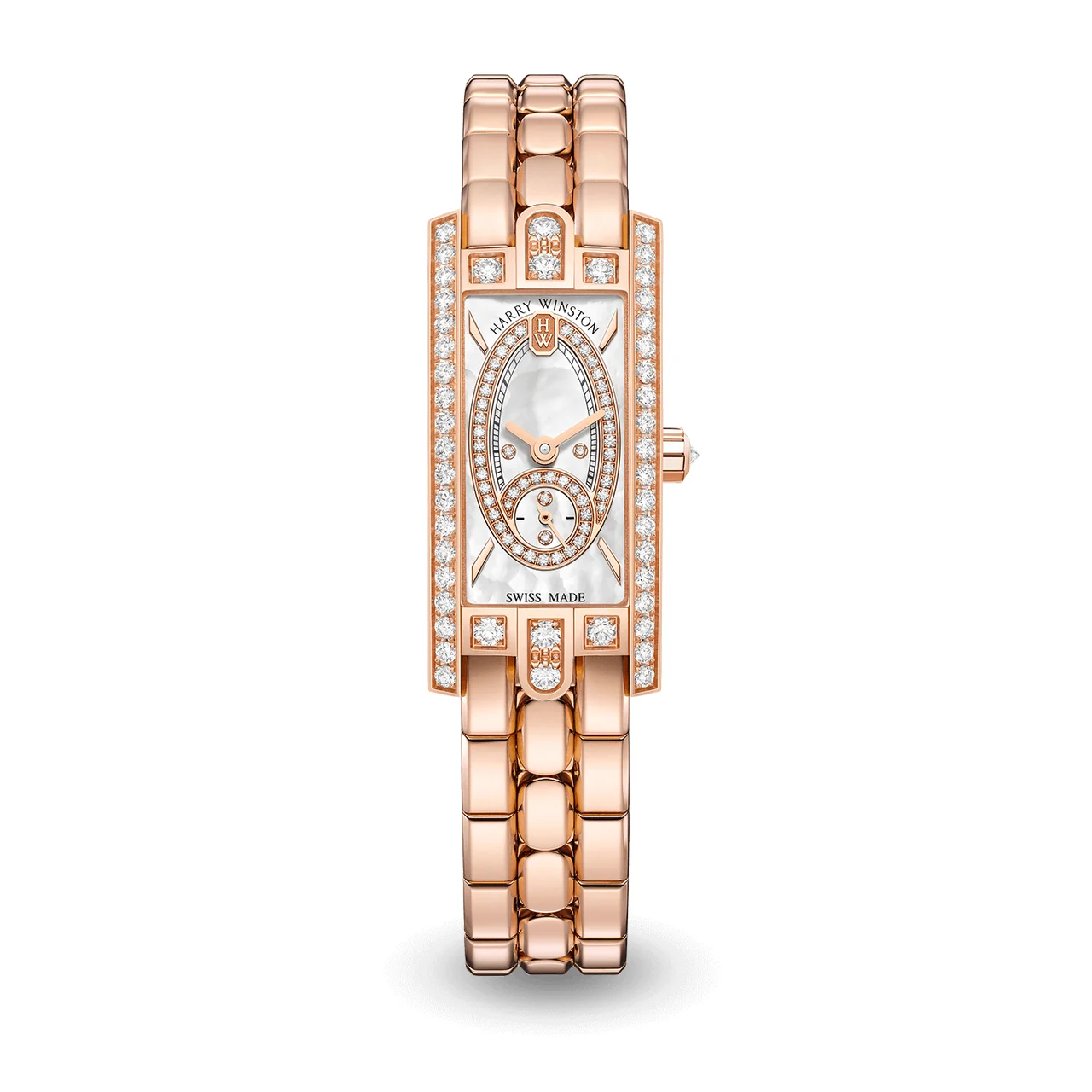 Harry Winston Avenue AVCQSS16RR002 32 mm kol saati