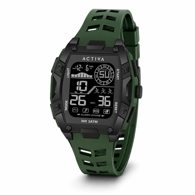 Activa Zalix X Invicta Digital Watch - 46mm. Army Green (ACW8130-003) kol saati