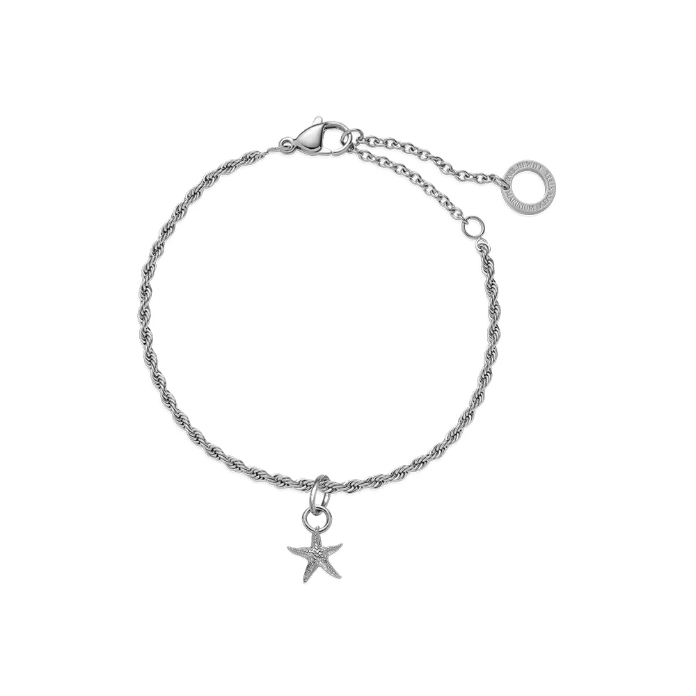 Default Set Starfish Charm und Armkette Silber PH-JE-0928 kol saati