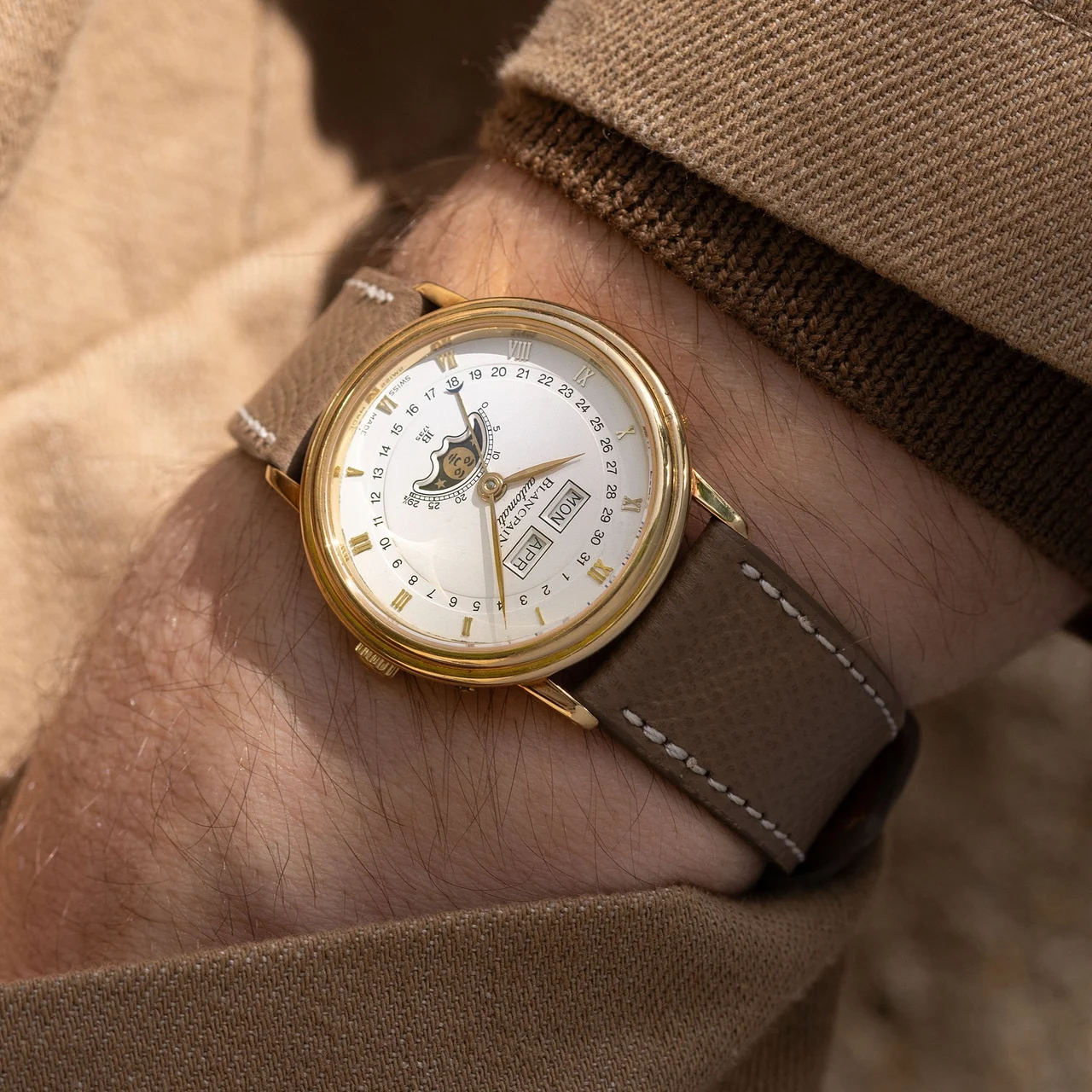 Blancpain Villeret w-2716 34 mm kol saati
