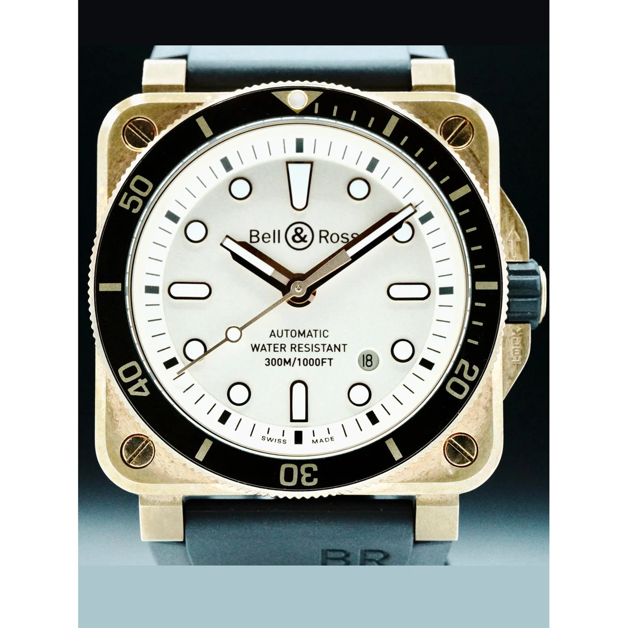 Bell & Ross Diver White Dial Bronze 210000082200 42 mm kol saati