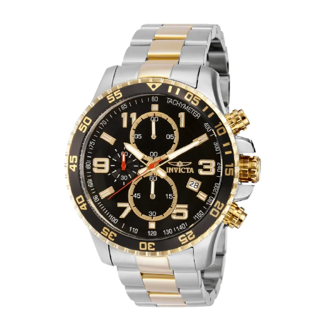 Invicta Specialty Mach Gala Watch - 48mm, Gold, Steel (69805) kol saati