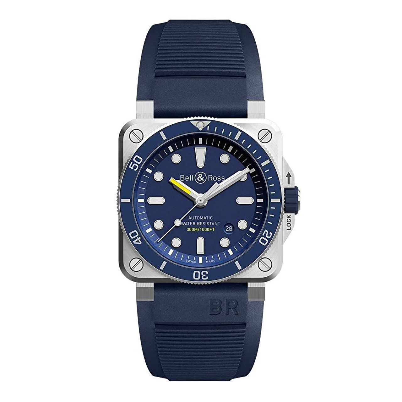 Bell & Ross Instruments BR0392.D.BU.ST.SRB 42 mm kol saati