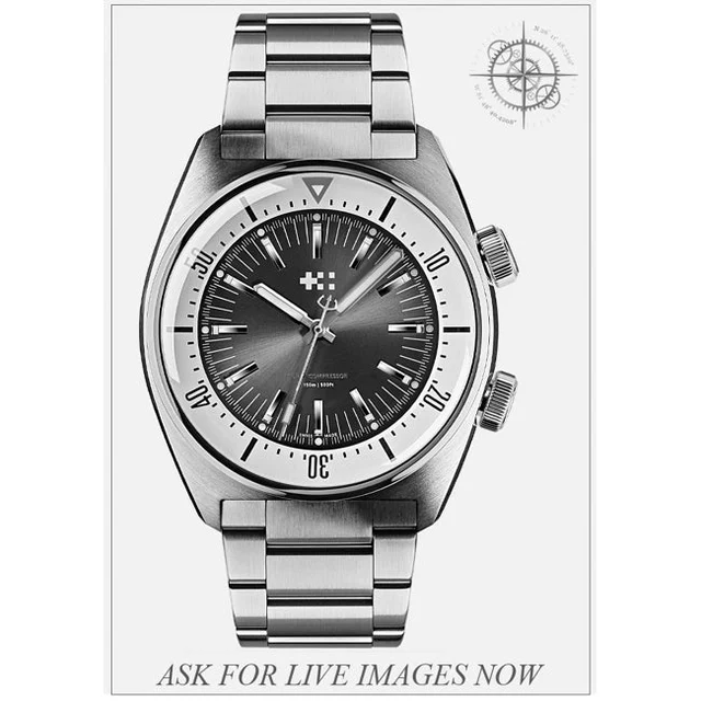 Christopher Ward Super Compressor Ocean Blue/White 210000076010 kol saati