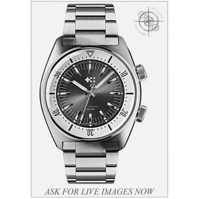 Christopher Ward Super Compressor Ocean Blue/White 210000076010 41 mm kol saati