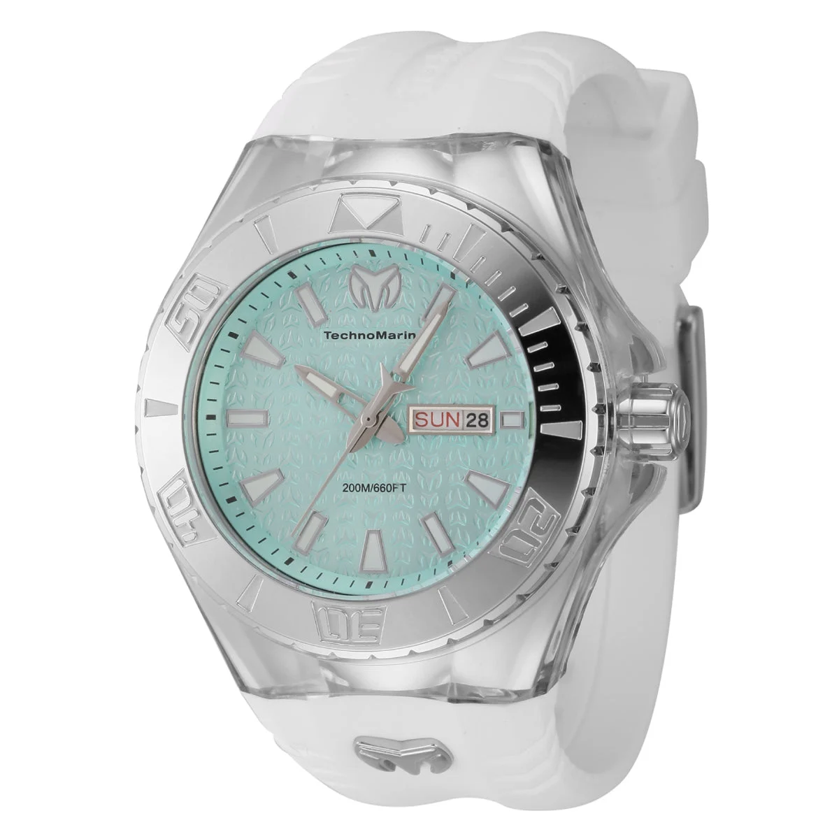 Technomarine Cruise Monogram Watch - 47.8mm, White (TM-122010) 47.8 mm kol saati