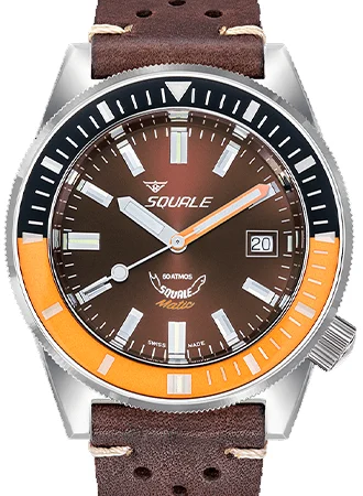 Squale Matic Chocolate Leather MATICXSD.PTS/SQ 44 mm kol saati