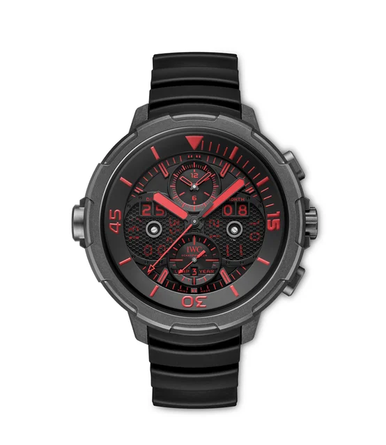 IWC Aquatimer Perpetual Calendar Digital Date Month IW379405 kol saati