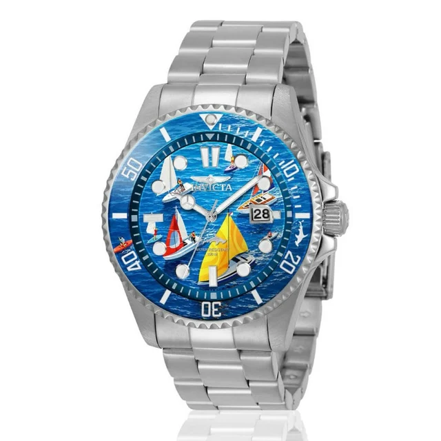 Invicta Pro Diver Visions from Above Watch - 43mm, Steel (51050) kol saati