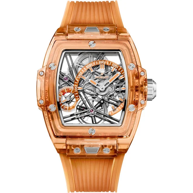 Hublot Spirit of Big Bang Tourbillon Orange Sapphire 42mm 645.JO.0120.RT 42 mm kol saati