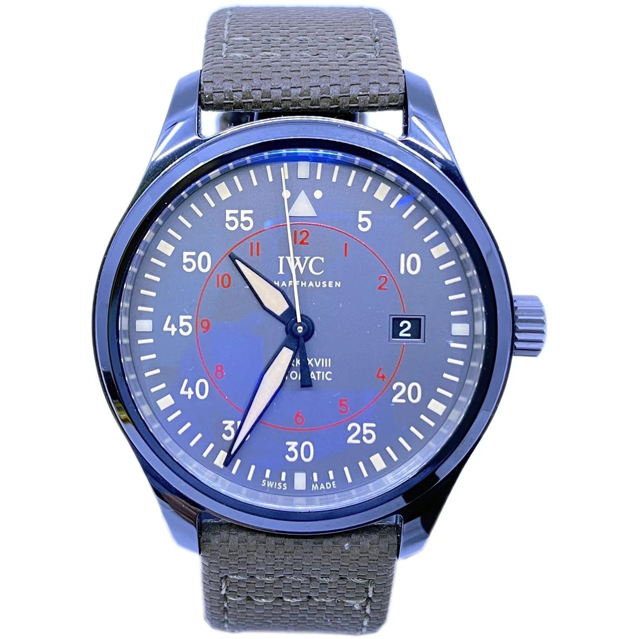 IWC Pilot's Watch XVIII Top Gun Miramar IW324702 210000014897 kol saati