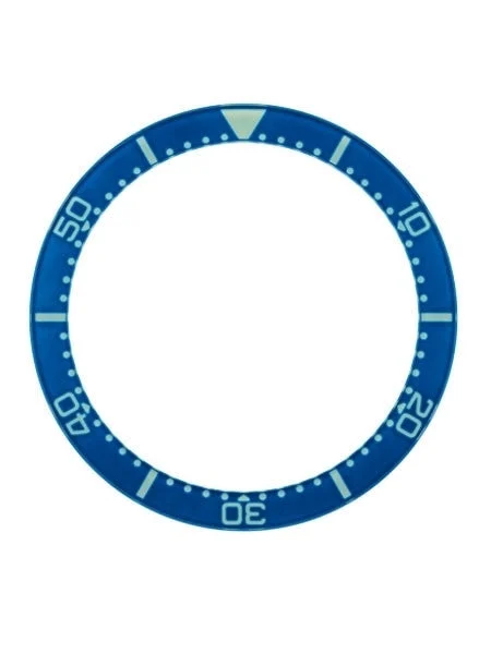Islander Blue Sapphire Luminous Bezel Insert for Squale 1521 Dive Watches #C20 kol saati
