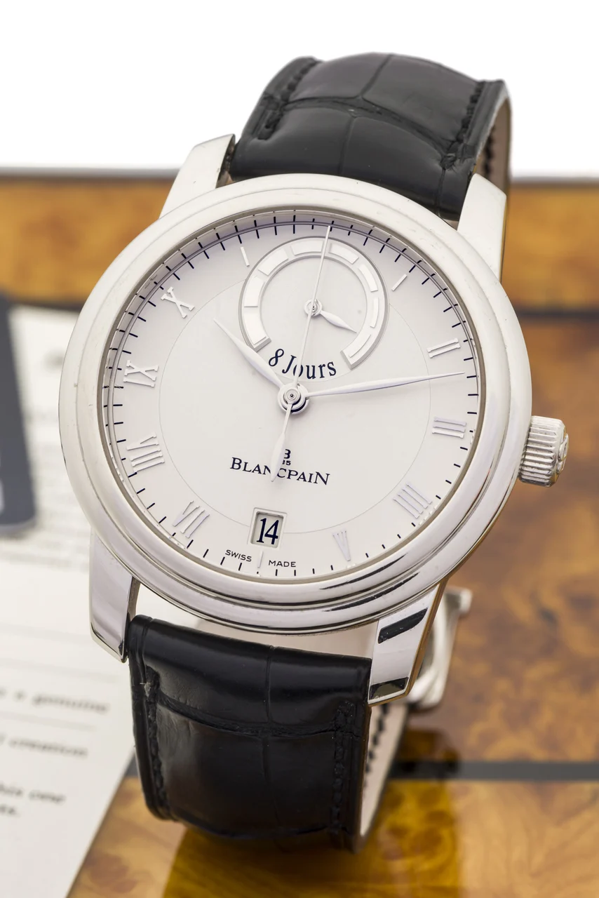 Blancpain Brassus, 8 Days, Platinum 4213-3442 55B kol saati