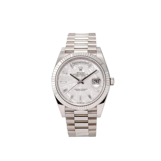 Rolex ROLEX REF. 228239, SELF-WINDING, CENTRE-SECONDS, DATE, DAY, METEORITE DIAL; "DAY-DAT