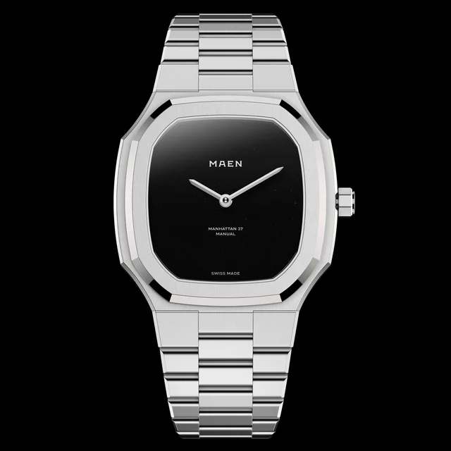 MAEN Watches Manhattan 37 Ultra Thin - Onyx M2.2.5 kol saati