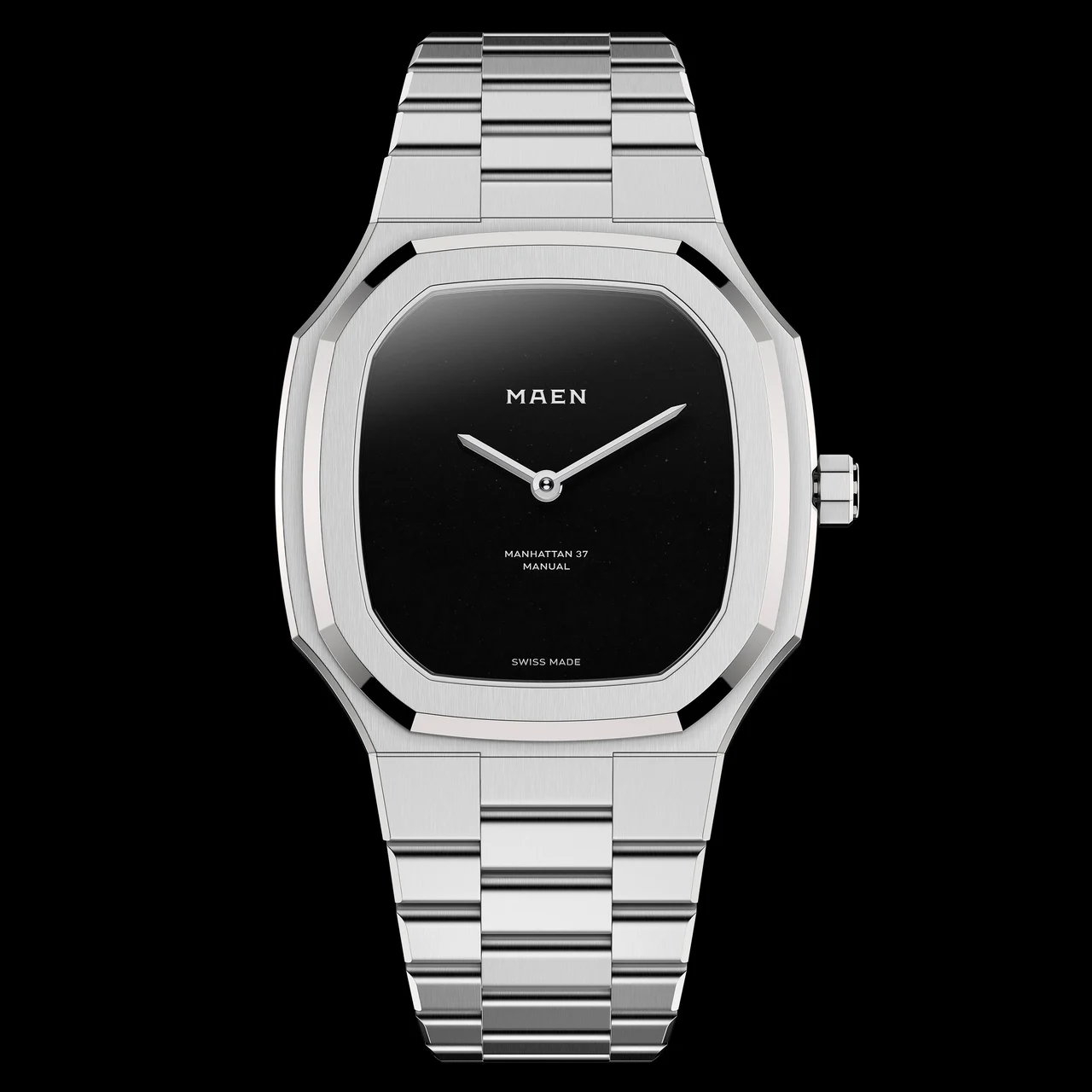 MAEN Watches Manhattan 37 Ultra Thin - Onyx M2.2.5 kol saati