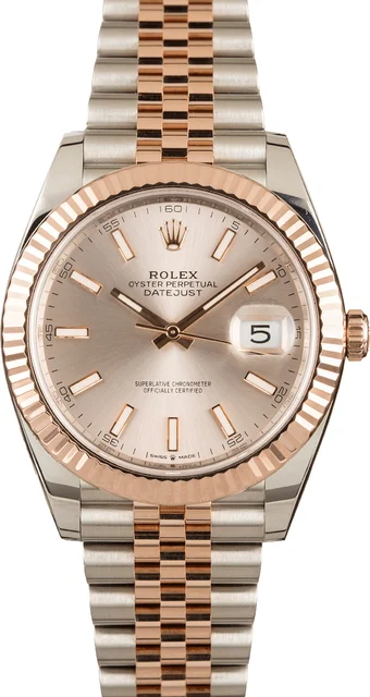 Rolex Datejust 126331 Two Tone Everose Jubilee 126331SNSJ kol saati