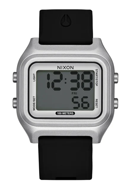 Nixon US Ripper - Silver / Black A1399-625-00 kol saati