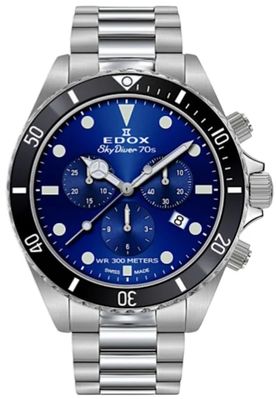 EDOX Skydiver B295 44 mm kol saati