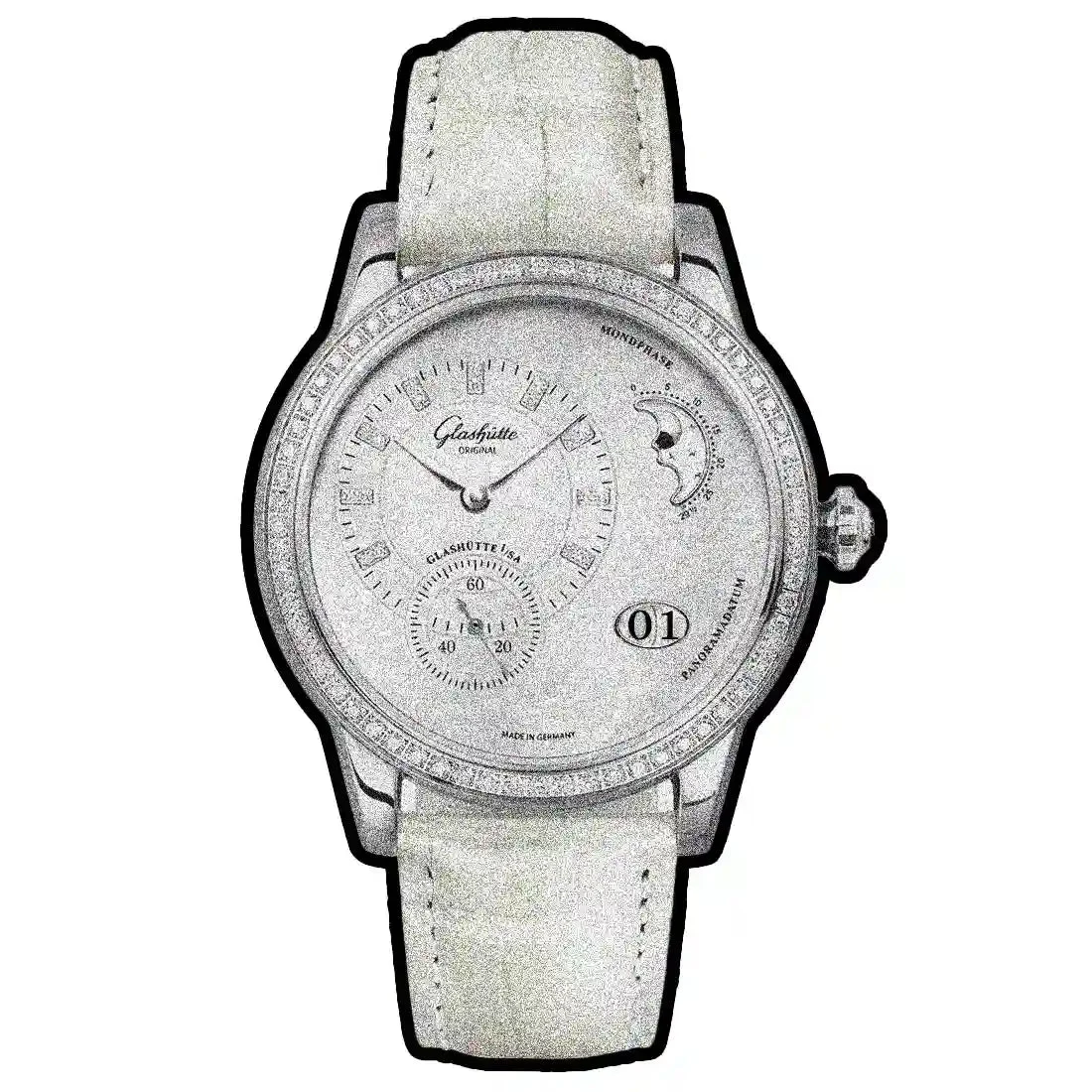 Glashutte Original Glashütte Original 47554 39 mm kol saati