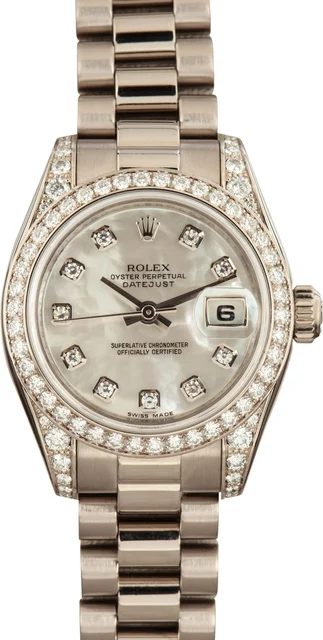 Rolex Datejust 179159 Dark Mother of Pearl Dial kol saati